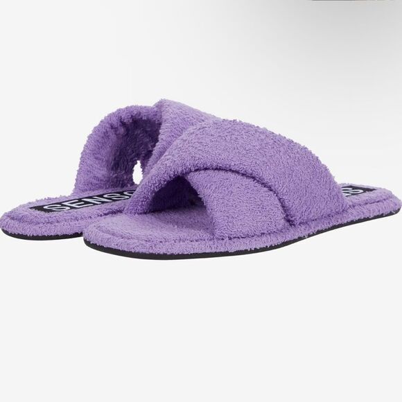 SENSO Inka IV Lavender Terry Towel Slides Sz 8 - Picture 5 of 11